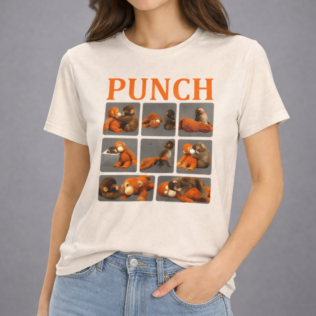 Punch Graphic Tee — Retro Dog Comic Panel T‑Shirt