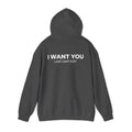 I Want You Hoodie — 'I Just Can't Flirt' Graphic Pullover