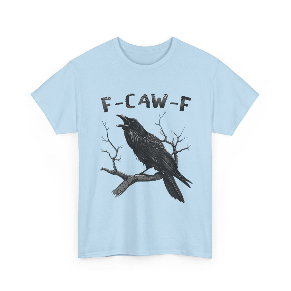 F-CAW-F Raven T-Shirt — Gothic Crow Graphic Tee